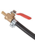 Auxiliary Fuel Tank 1L Ventilated For Small Engine Maintenance And Carburetor Tuning A Handy Temporary Fuel Supply Tool brass valve