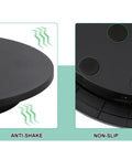 Close-up of the anti-shake and non-slip features of the Massive 52cm Motorized Rotating Turntable For Product Photography.