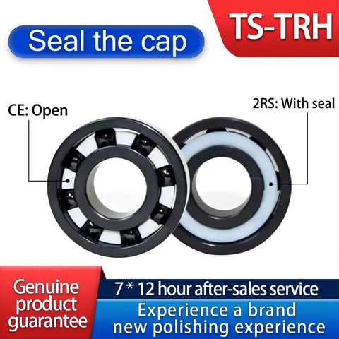 Pro Level Super Heavy Duty Silicon Nitride Si3N4 All Ceramic Bearing 6217 Open P5 Precision 85X150X28mm with seal and open design.