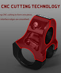 Ultralight CNC Hollow Aluminum 35mm Mountain Bike Stem with CNC cutting technology, black, for 31.8mm handlebars.