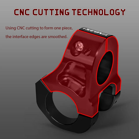 Ultralight CNC Hollow Aluminum 35mm Mountain Bike Stem with CNC cutting technology, black, for 31.8mm handlebars.