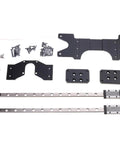 Double Linear Guide Kit MGN9H 300mm Plate Linear Metal Motion Rails For 3D Printers Upgrade Built For Solid Stability Smooth Motion And Precise Prints; two rails with plates and screws