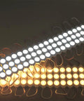 Ultra Bright 3 LED 2835 Module Pack 200 Pcs Waterproof White Light for Letter Sign Advertising Signs, 12V, displayed in rows