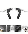 Beefy Aluminum Alloy Bicycle Brake Levers For Mountain And Road Bikes Universal Fit One Pair With 22 Point Two Millimeter Clamp