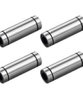 Smooth As Butter Linear Ball Bearing Set For CNC And 3D Printer Builds High Precision Low Friction Guides Easy Install And Durable Steel Bearings For Pro Makers And DIY Enthusiasts. 4-piece steel linear bearings