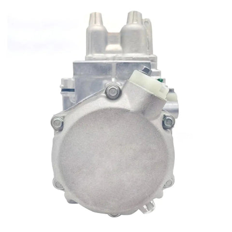 Heavy Duty Electric AC Compressor Replacement For Renault Zoe Electric Cars 2010 To 2023, front view showing compact design and connectors.