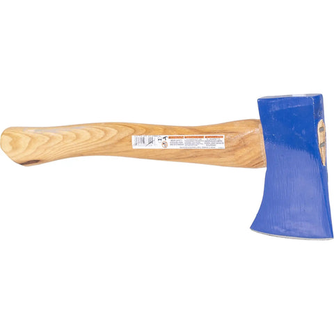 Hand Camp Axe With Hickory Handle And Sheath, USA Made, Lightweight Yet Durable, Rust Resistant Head, Easy To Carry For Camping And Survival.