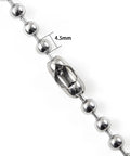 120 Inch Beaded Ball Pull Chain Extension For Roller Shades Stainless Steel Bead Chain Extender With 10 Connectors 4 5 Millimeter Beads