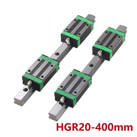 Four Block Linear Rail Kit With SFU1605 Ballscrew 400mm 700mm 1000mm Includes BKBF12 End Support Nut Housing And Coupling For Smooth CNC Motion And Pro Grade Milling Projects. HGR20-400mm linear rails with four bearing blocks