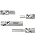 Stainless Steel Center Drive Shafts for FCX24M Defender 1/24 RC Crawler Upgrade, detailed view showing joints and connections