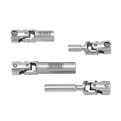 Stainless Steel Center Drive Shafts for FCX24M Defender 1/24 RC Crawler Upgrade, detailed view showing joints and connections