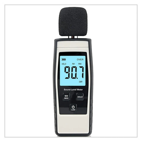 Kick Ass Digital Decibel Meter And Sound Level Detector Gauge For Factories Workshops Homes Libraries Audio Gear Testing with digital display