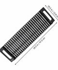 2 Pack Anti Static PCB Tray Racks With 25 Slots ESD Safe Bar Brackets Straight Type Turnover Shelves, top view with dimensions