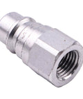 Male Hydraulic Quick Connect Coupler With Quarter Inch Body And NPT Thread For John Deere Tractors And Heavy Duty Implements