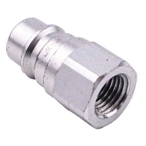 Male Hydraulic Quick Connect Coupler With Quarter Inch Body And NPT Thread For John Deere Tractors And Heavy Duty Implements