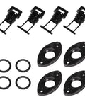 Drain Plug Kit With O Ring And Base For Sea-Doo Yamaha Polaris Jet Ski Gas Tank Replacement 292000187 set of four