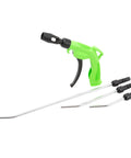 Five Piece Air Blower Gun Kit With One Quarter Inch Inlet Turbo Nozzle Variable Trigger And Interchangeable 100mm 140mm 320mm Tips 160 PSI