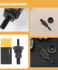 Check Out These Slick 2 Pcs M5 Stainless Steel Rivet Nut Tool Replacement Mandrels Perfect For Your Manual Automotive Hand Riveter Kit And Getting Solid Connections. M5 stainless steel mandrels shown with nut insert for manual riveter compatibility