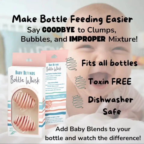 Formula Whisk For Baby Bottles Silicone Mixing Ball Reduces Bubbles No Mess Clump Free Blending Newborns BPA Free