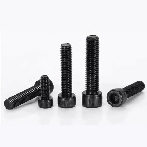 12.9 Grade M2.5 X 25mm Hex Socket Head Cap Screws Black Oxide Alloy Steel Metric Machine Bolts Full Thread Set Of 30 Pieces.