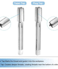 Three Piece Hand Tap And Die Set For M11 X 1 Taper And Plug Taps Right Hand Taps And Round Die Hand Threading Tool Kit