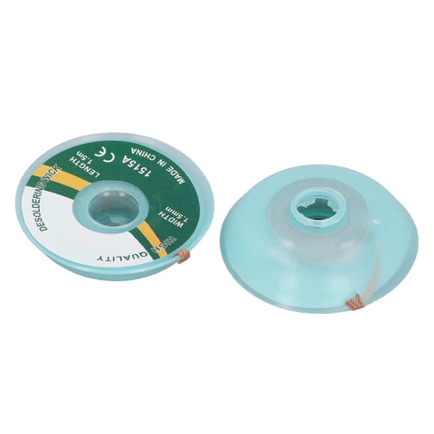 Five Pack Solder Wick 1.5mm By 1.5m Copper Alloy Desoldering Wick Braid reels for PCB work and electronics repair