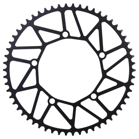 130 BCD Aluminum Alloy Narrow Wide Chainring For Road And Mountain Bikes 52T Direct Replacement Sprocket in black