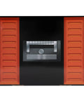 Top view of 100 Piece Tool Trunk Portable Toolbox for Home DIY and Car Garage with easy carry handles and stackable design.