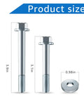 12 Piece M10-1.5 Engine Stand Bolt Kit For Gm Ls Motors showing bolt sizes 3.9in, 3.1in, and washer 0.98in, durable galvanized finish.
