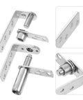 Heavy Duty Automatic Spring Loaded Stainless Steel Door Hinges With Self Closing Action For Cabinets And Doors Double Swing Pivot