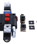 1 Spool 12V DC Hydraulic Control Valve Double Acting HCV S1x13 For 13 GPM 3600 PSI Systems With Rocker Control Switch