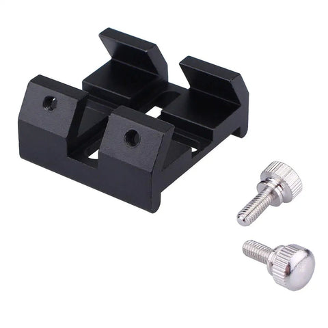 Universal dovetail base for Mini 40mm Guide Scope Bundle with screws, fits finder rails, for telescopes and astrophotography.