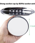 Hand holding Powerful Suction Cup Soap Dish for Shower and Kitchen No Drill Mount Holds Up to 7.5 Pounds Easy No Tool Install