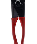 Four Way Crimp Tool With Spring Loaded Plungers, Fingertip Adjustment For Two Connector Sizes, Fast Reliable Wire Crimping, Durable Electrical Crimper For Everyday Use, Easy Grip And Precision Compression