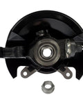 Front view of Front Steering Knuckles And Wheel Bearing Hubs Assembly For 2003 2004 2005 Honda Civic 1.7L Replacement Kit.
