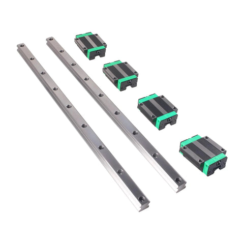 Top Notch High Precision Linear Guide Rail Kit With Four Smooth Blocks For 1000mm Setup Plus Extra Length Options Like 950 And 1200MM For Awesome CNC Build Or DIY Machine Projects That Need Rock Solid Stability And Super Low Friction Motion Every, 1000mm aluminum rails with four blocks for CNC and DIY machine builds
