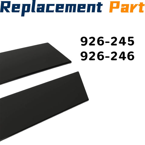 Rear Door Pillar Trim Molding Set For Cadillac Escalade Chevrolet Tahoe GMC Yukon 2015 2016 2017 2018 2019 2020 Window Trim Covers