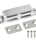 Heavy Duty Magnetic Cupboard Door Stop Set With Stainless Steel Cabinet Catches And Door Latches, screws included