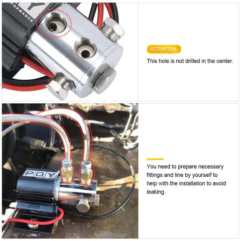 Front Brake Line Lock Kit For Drag Racing Beefed Up Heavy Duty Roll Control And Hill Holder With 12 To 24 Volt Electric System