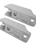 Dope Marine Grade 316 Stainless Steel Cam Cleat For Rope, Boat Cam Cleat For 4mm Line, Rugged Sea Gear, 55mm Long By 17mm Wide By 19mm High, 2 Pack Kit