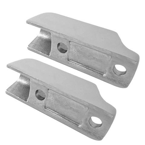 Dope Marine Grade 316 Stainless Steel Cam Cleat For Rope, Boat Cam Cleat For 4mm Line, Rugged Sea Gear, 55mm Long By 17mm Wide By 19mm High, 2 Pack Kit