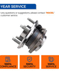 Side view of Rear Wheel Bearing And Hub Assembly For 2012 Through 2015 Chevy Captiva Sport 2007 Through 2009 Equinox