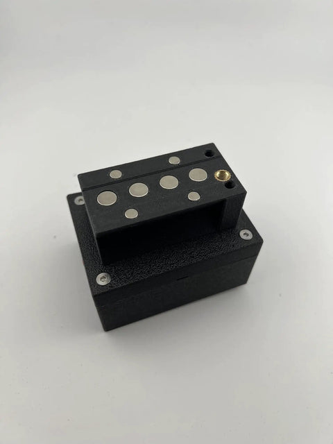 Wireless Digital Setting Circles DSC Encoder Kit for Dobsonian and Alt Az Telescopes, compact black unit with metal accents
