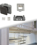 Push Button Lock For Cabinets And RV Campers Drawers, Keyless Door Latch, durable PP and metal parts with screws, sleek black
