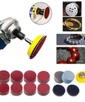 Pro Grade 2 Inch Sanding Discs Kit With Hook And Loop Backing Pad And One Quarter Inch Shank, 300 Pcs shown with assorted discs