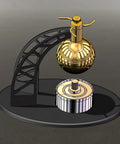 Hands On Steam Engine Model Kit For History Buffs And Science Geeks A Metal Hero Engine Ball Model Build Kit Great Gift For Collectors And Hobbyists Kit Version, brass and silver ball model on black base