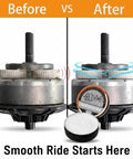 Comparison of e-bike motor before and after using Lithium Grease For E Bike Motors And Gears