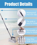 Heavy Duty Stainless Steel Sand Scoop For Metal Detecting With Long Handle Beach Treasure Hunting Kit Details