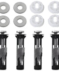 Four Pack Universal Toilet Seat Bolt Kit No Fuss Replacement Screws For Easy Install Toilet Seat Repair Parts