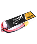 11.1V 1800mAh 3S 45C LiPo Battery Pack With XT60 Plug For FPV Drones And RC Helis, High Discharge, sleek design on white background